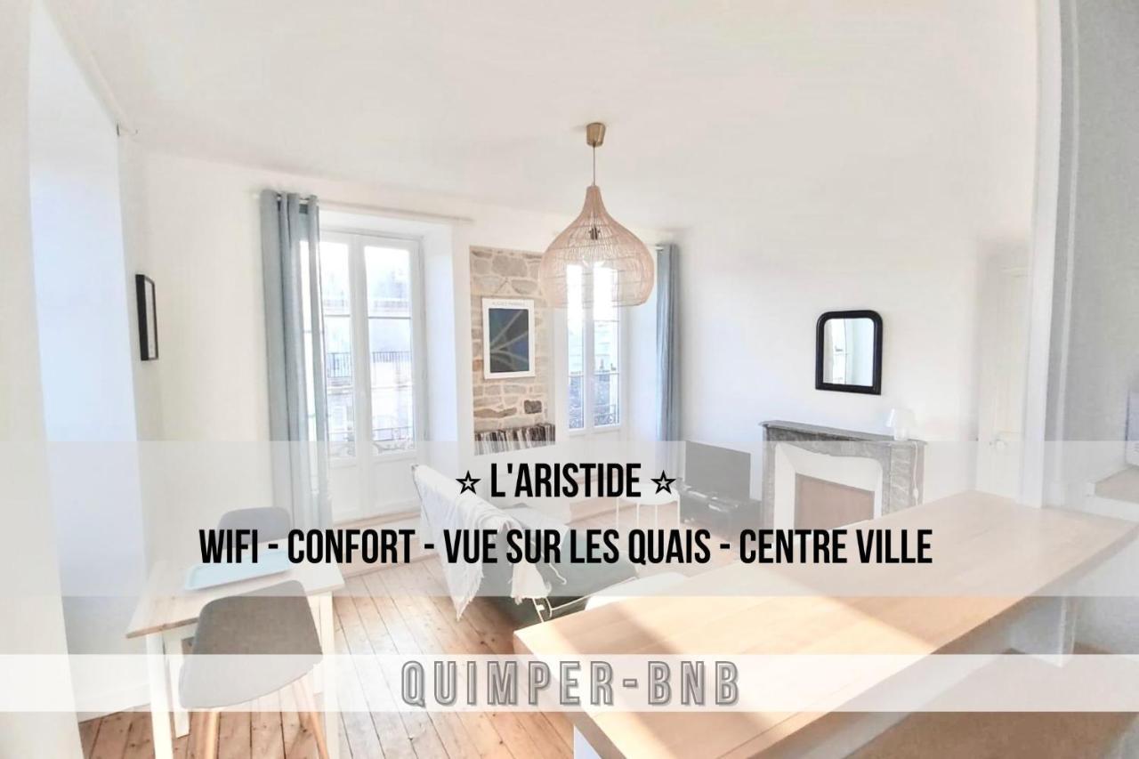 L'Aristide - Entre Gare Et Centre Ville - Vue Sur Les Quais Quimper Luaran gambar
